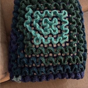 Handmade Crochet Throw Pillow